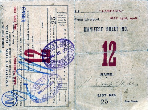 Immigration-1908 Pauline Apin Inspection Card.jpg